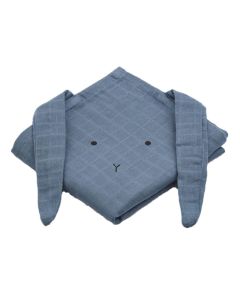 Liewood-Hanna-Muslin-Cloth-Rabbit-Blue-2-Pack