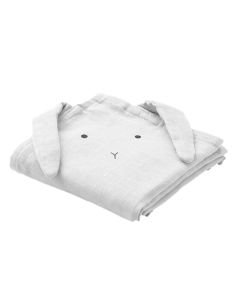 Liewood-Hanna-Muslin-Cloth-Rabbit-Grey-2-Pack