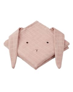 Liewood-Hanna-Muslin-Cloth-Rabbit-Rose-2-Pack