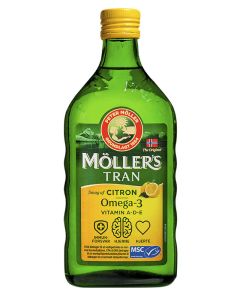 Møllers Tran Citron (beskadiget emballage)