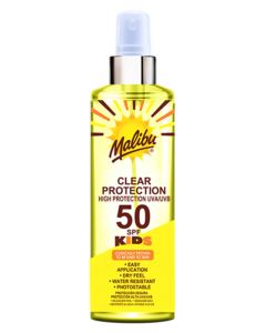 Malibu Kids Clear Protection Sun Spray SPF50 250ml