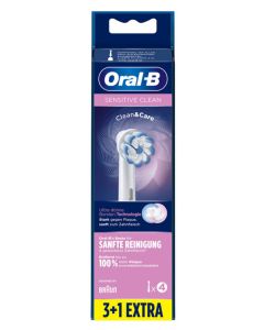 Oral B Sensitive Clean 3+1 Pak Børstehoveder