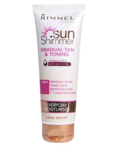 Rimmel Sun Shimmer Gradual Tan And Toning 125ml