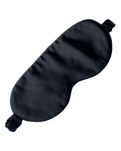 Soft-Cloud-Mulberry-Silk-Sleep-Mask-Black-Front