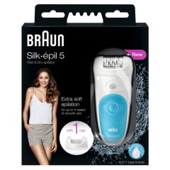 Braun Silk Épil 5 - Wet & Dry Epilator 5-511 (Blå) 