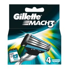 Gillette Mach3 - 4pak  