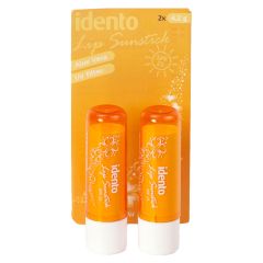 Idento Lip Sunstick Aloe Vera + UV Filter 2x4.2g
