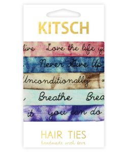KITSCH - Mantra Hair Ties - 5 stk 