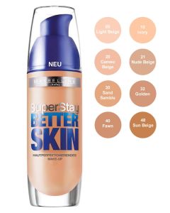 Maybelline SuperStay Better Skin, Flawless Finish Foundation - 05 Light Beige 30 ml