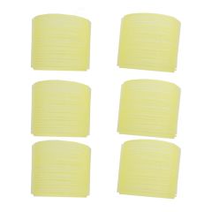 Velcrocurler Gul 66mm Jumbo 6er 