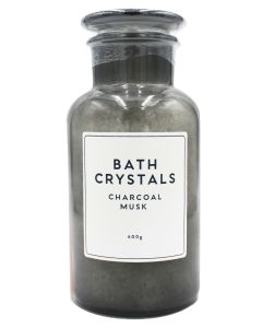 Wonder Spa Bath Crystals Charcoal Musk 600g
