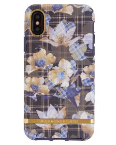 Richmond And Finch Floral Checked iPhone X/Xs Cover (U) 