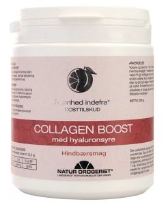 Collagen-Boost med Hyaluronsyre - Hindbærsmag