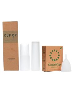 CupUp Indføringshylster + Valgfri OrganiCup Menstruationskop