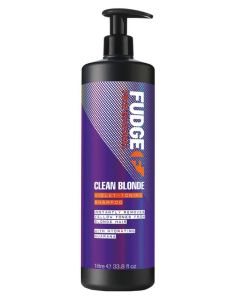 fudge clean blonde violet toning shampoo 1000ml