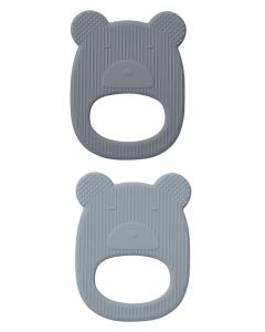 Liewood Geo Bidering 2-pak Mr. Bear Blue Mix 