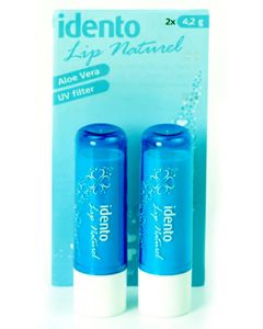 Idento Lip Naturel Aloe Vera Turkis 2x4.2g