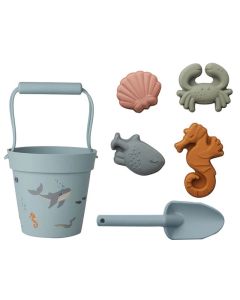Liewood Silicone Beach Set Sea Creature Mix