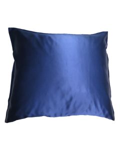 Soft-Cloud-Mulberry-Silk-Pillowcase-Navy-60x63-cm. 