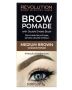 Makeup Revolution Brow Pomade Medium Brown 2.5g