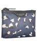 Gillian Jones Makeup Purse Blue Leopard Art: 10065-791