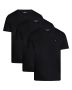 Tommy Hilfiger Cotton Crew Neck Tee 3-Pack Sort Str. M