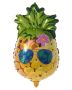 Party Collection Folieballon Ananas 60x35cm Party Collection Folieballon Ananas 60x35cm