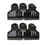 Comair Opdelingsklemmer Butterfly 6stk sort 726072