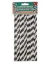Party Collection Papirsugerør Striber 16 stk