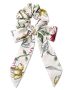 Everneed Trille Bow Scrunchie - White