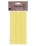 Party Collection Papirsugerør ZigZag Gul 16 stk