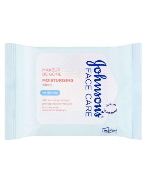 Johnsons Face Care Makeup Be Gone Moisturising Wipes (U)(Outlet)