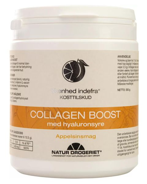Natur Drogeriet Collagen-Boost med Hyaluronsyre - Appelsinsmag (U)
