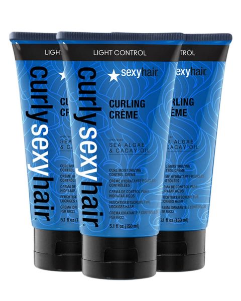3 x Curly Sexy Hair Curling Creme (N)