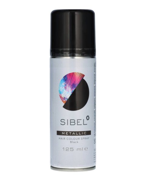 Sibel Metallic Hair Colour Spray Black