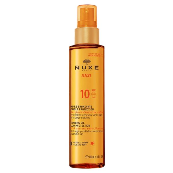 Nuxe Sun Tanning Oil Low Protection SPF 10