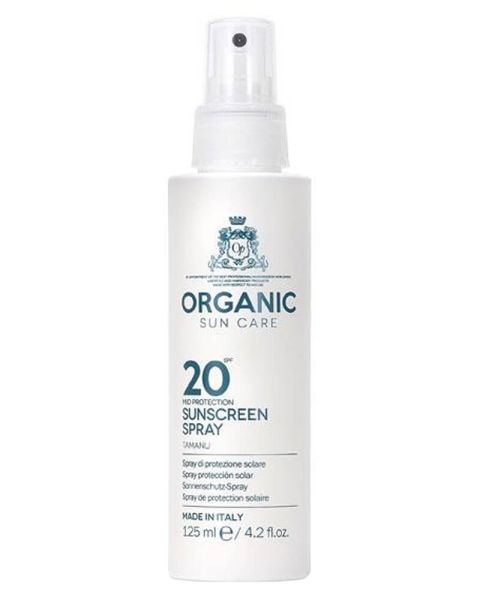 Organic Sun Care Sunscreen Spray SPF 20 Tamanu