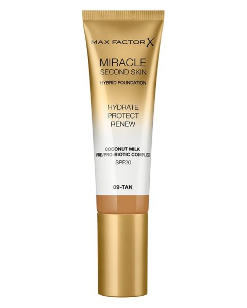Max Factor Miracle Second Skin Hybrid Foundation 09 Tan