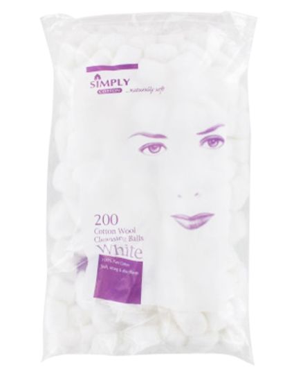 Simply Cotton Cotton Wool Cleansing Balls