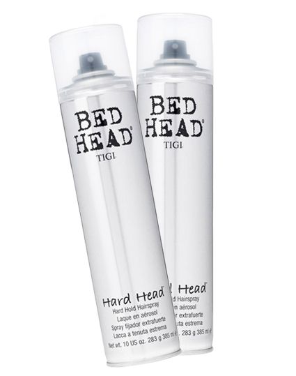 2 x TIGI Hard Head Hairspray