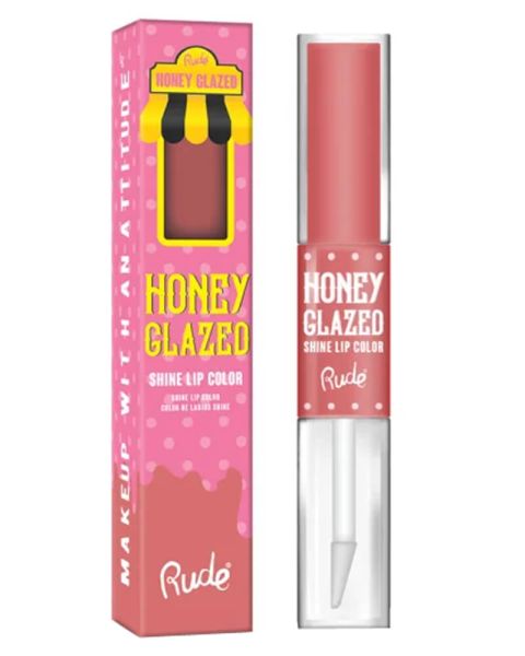 Rude Cosmetics Honey Glazed Shine Lip Color Jelly-Filled (U)