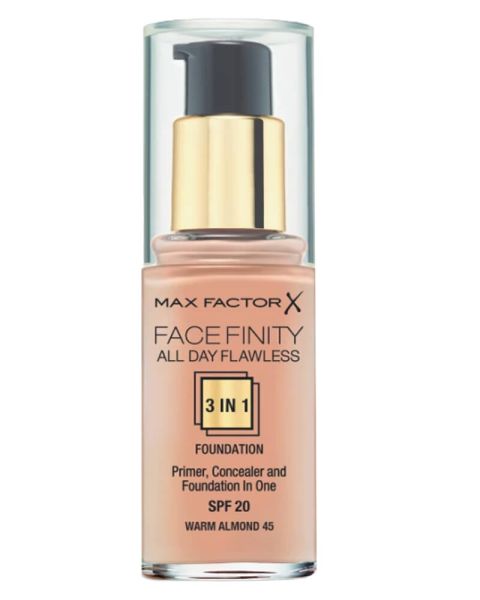 Max Factor Facefinity 3-in-1 Foundation Warm Almond 45
