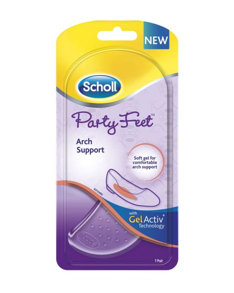 Scholl Gel Active Insoles - Party Feet Arch Support