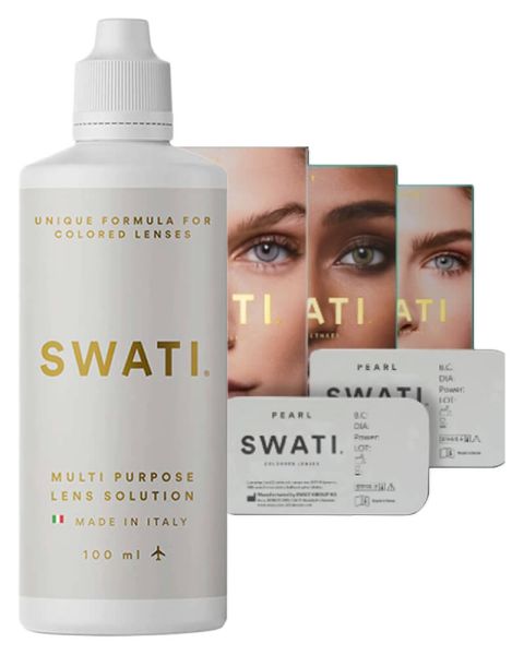 SWATI Cosmetics 6-month Lenses + Lens Fluid