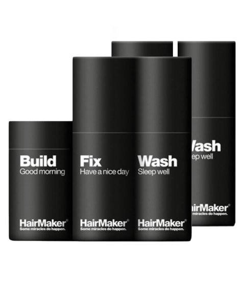 HairMaker -  Build Good Morning + 2x Hairmaker - Wash Sleep Well + 2x Hairmaker - Fix Have a Nice Day