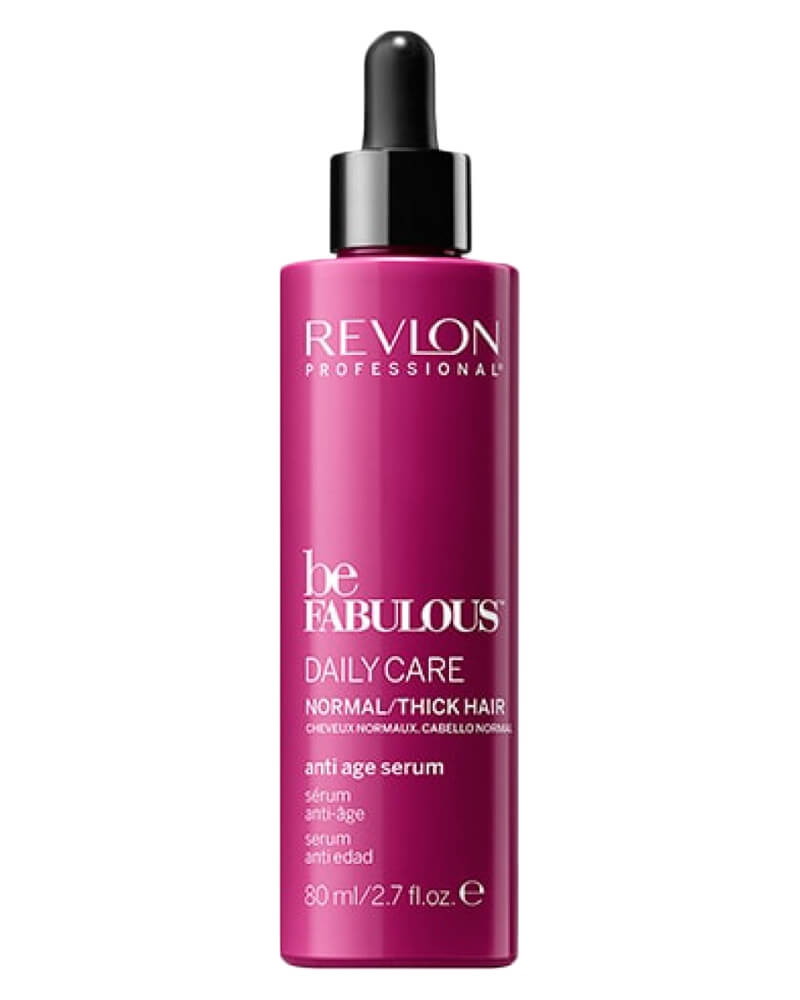 #3 - Revlon Be Fabulous Daily Care Normal/Thick Hair Anti Aging Serum (U) 80 ml