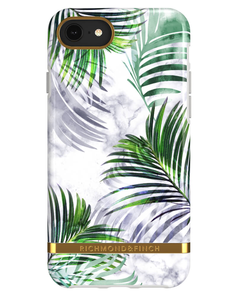 Richmond And Finch White Marble Tropics iPhone 6/6S/7/8 Cover (Stop Beauty Waste