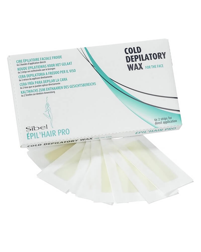 Sibel Cold Depilatory Wax Strips For Face Ref. P000315   6 stk.