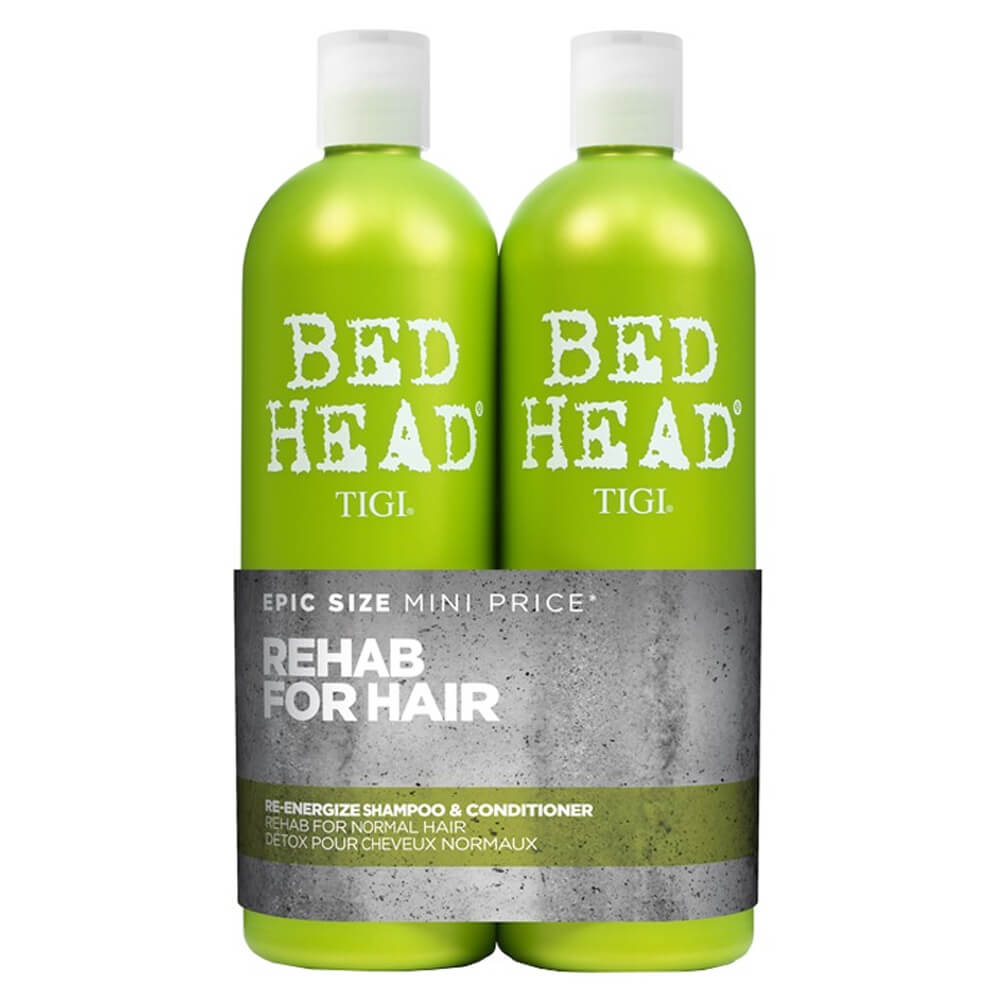 TIGI Bed Head Re-Energize 1 shampoo + conditioner (U. Pumpe) 750 ml fra Tigi