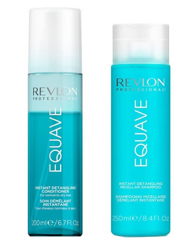 12: Revlon Equave Instant Detangling Shampoo & Conditioner 200 ml 2 stk.